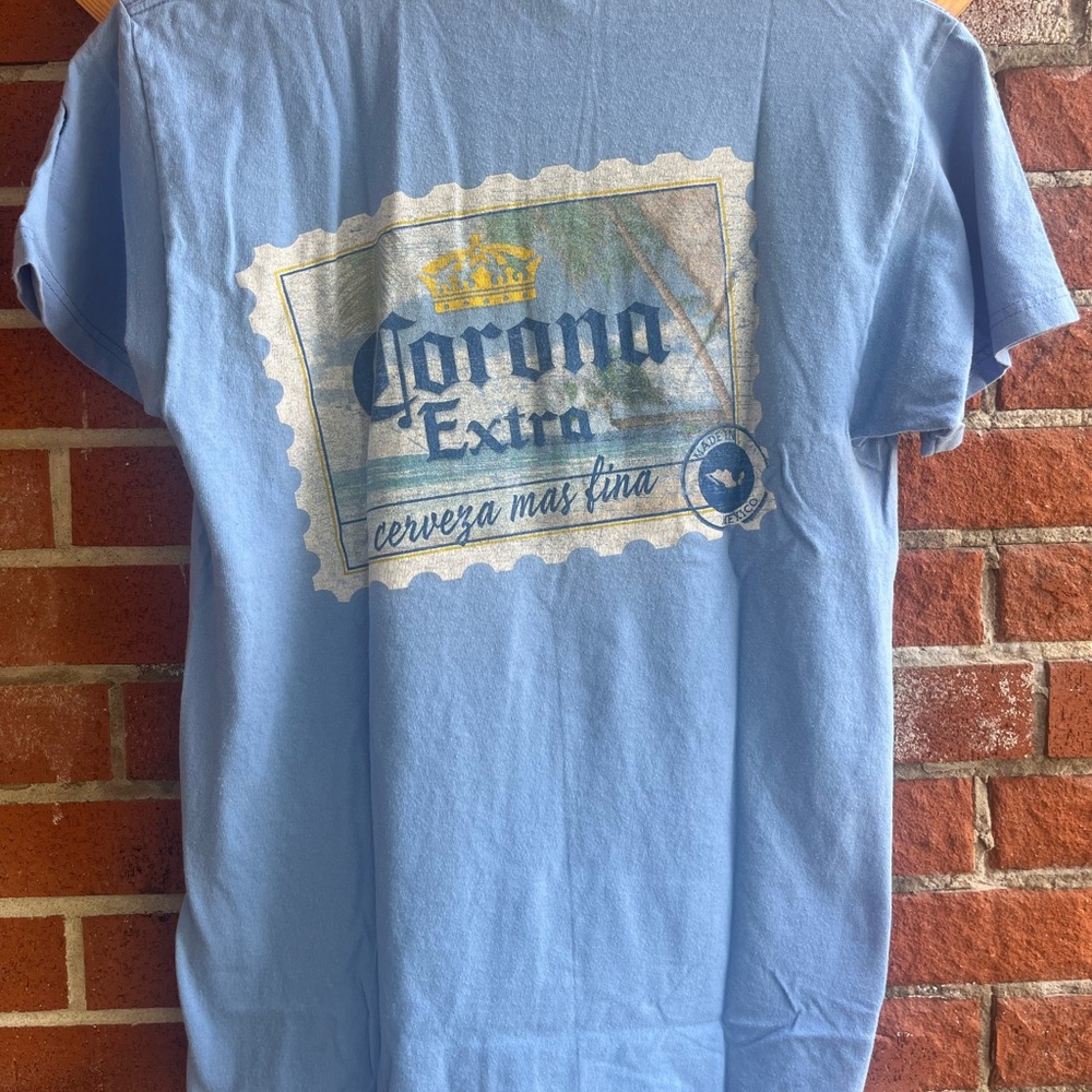 Corona Extra Light Blue Stamp Tee